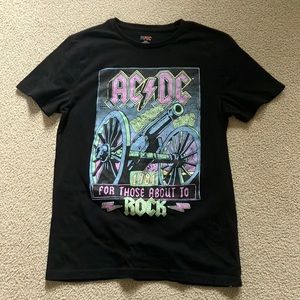 AC/DC Shirt. From Old Navy. Black. Size medium(runs small)